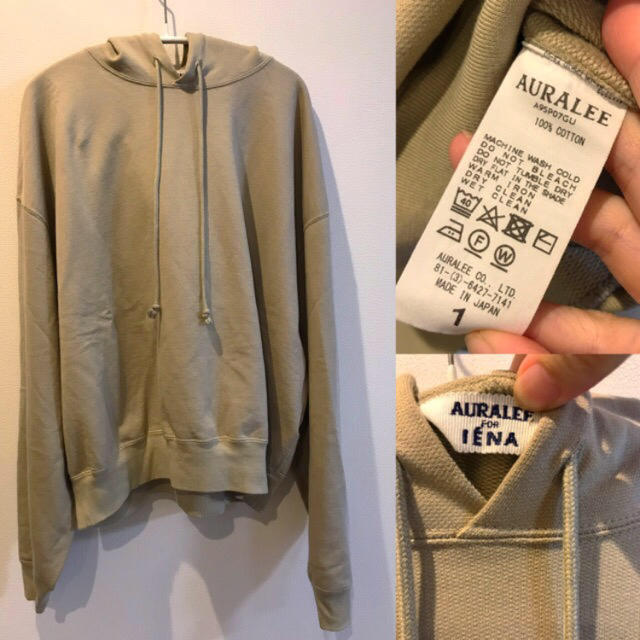 AURALEE×IENA SUPER SOFT スウェットパーカー AURALEE×IENA SUPER SOFT スウェットパーカー