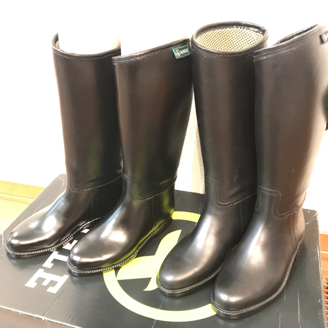 AIGLE(エーグル)の【新品】エーグル キッズ ロング レインシューズ 乗馬ブーツ 子供用 長靴 雨靴 キッズ/ベビー/マタニティのキッズ靴/シューズ(15cm~)(長靴/レインシューズ)の商品写真