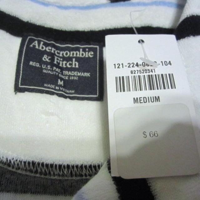 Abercrombie&Fitch(アバクロンビーアンドフィッチ)のタグ付未使用♪Abercrombie&Fitch♪パイル地ポロシャツ♪M♪$66 レディースのトップス(ポロシャツ)の商品写真