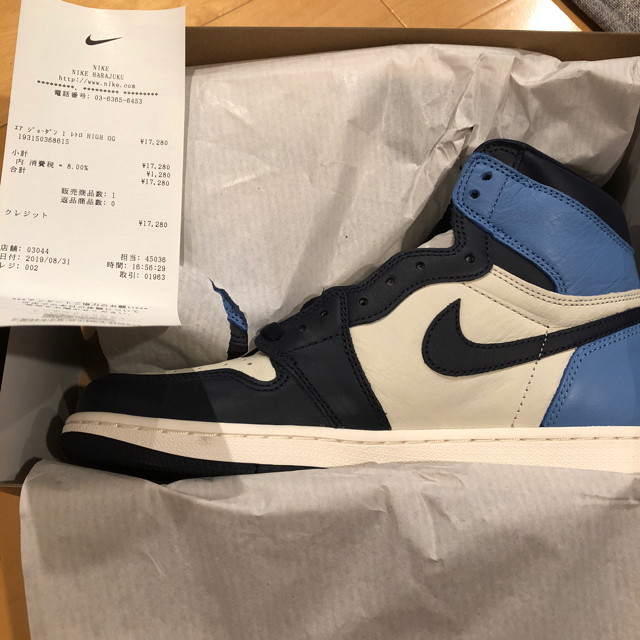 NIKE Air Jordan 1 Obsidian ジョーダン オブシディアン靴/シューズ