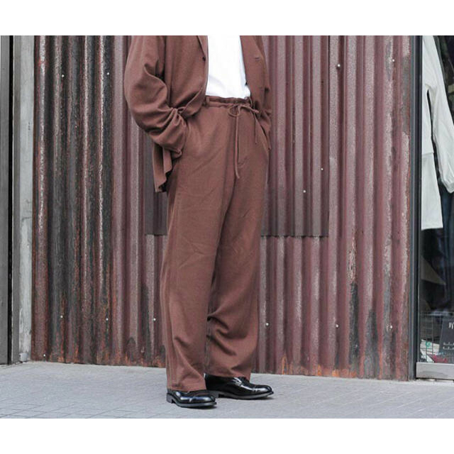 AURALEE SELVEDGE WOOL VIYELLA SET UP |