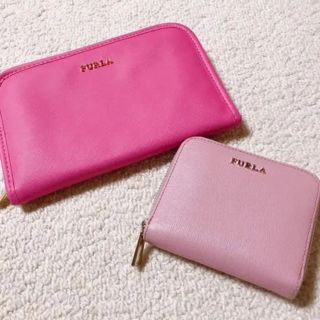 フルラ(Furla)のfurla 財布 マルチポーチ セット ピンク (財布)