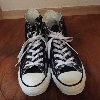 コンバース(CONVERSE)のコンバース ハイカット26センチ 黒(スニーカー)