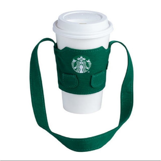 Starbucks Coffee(スターバックスコーヒー)のスターバックス　エプロン　ドリンクホルダー　台湾限定 インテリア/住まい/日用品のキッチン/食器(収納/キッチン雑貨)の商品写真