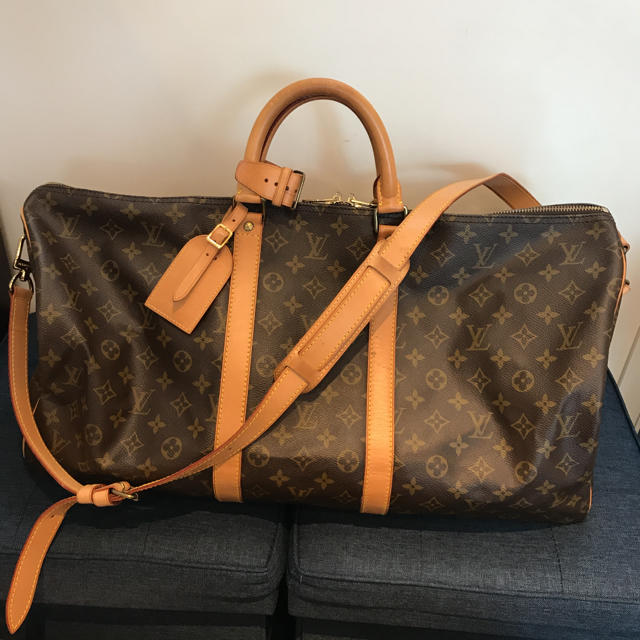 LOUIS VUITTON(ルイヴィトン)の美品！ ☆ルイヴィトン☆ ボストンバック バンドリエール キーポル55 メンズのバッグ(ボストンバッグ)の商品写真