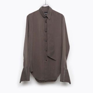 EXTEND COLLAR SHIRTS GRAY yukihashimoto-eastgate.mk