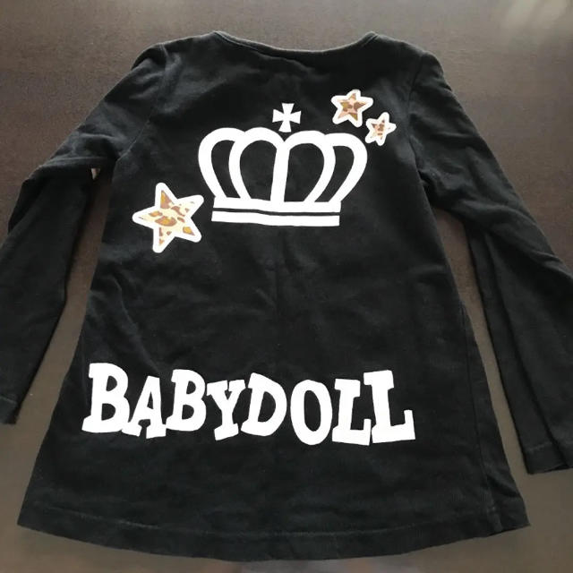 BABYDOLL(ベビードール)の110サイズ  ロンＴ キッズ/ベビー/マタニティのキッズ服女の子用(90cm~)(Tシャツ/カットソー)の商品写真