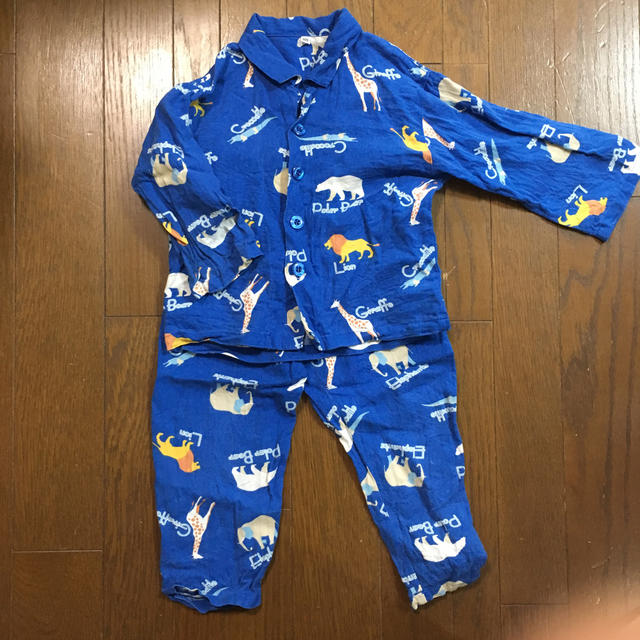 パジャマ 青系 サイズ95 サイズ100 キッズ/ベビー/マタニティのキッズ服男の子用(90cm~)(パジャマ)の商品写真