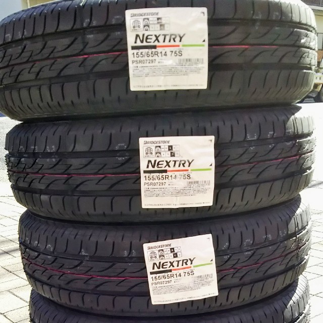 155/65R14 ブリヂストン新品タイヤ4本 全国送料無料