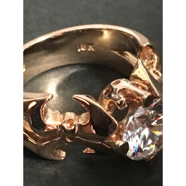 ROYALORDER - 極美品!!Royal Order ヴァンパイアリング K18 with CZ ROYALORDER - 極美品!!Royal Order ヴァンパイアリング K18 with CZ
