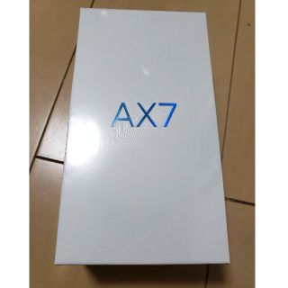 アンドロイド(ANDROID)のSIMフリー oppo ax7 ゴールド 新品(スマートフォン本体)