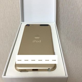 アイポッドタッチ(iPod touch)のiPod touch 6世代 32G ゴールド(ポータブルプレーヤー)