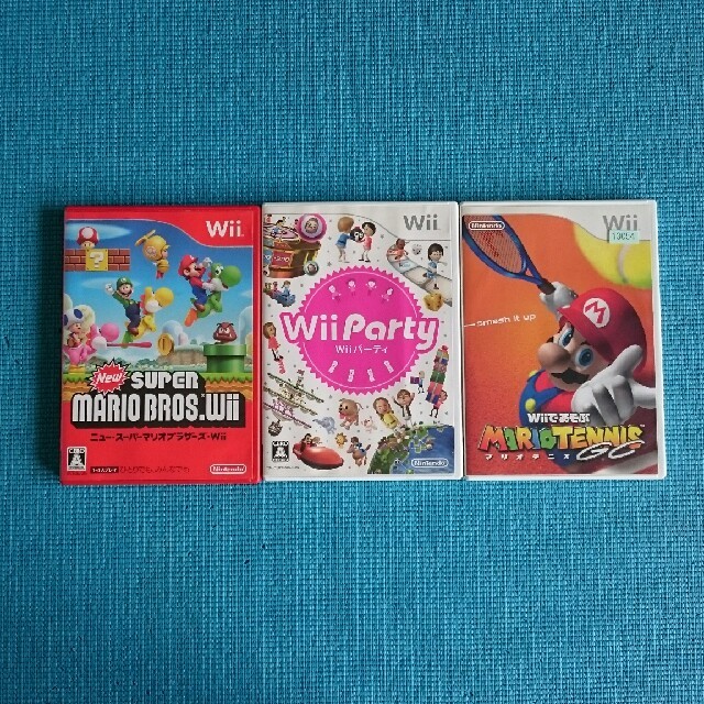 Wii(ウィー)のwiiソフト3点セット エンタメ/ホビーのゲームソフト/ゲーム機本体(家庭用ゲーム機本体)の商品写真