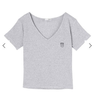 ジェイダ(GYDA)のGYDA COFFEEテレコショートTシャツ(Tシャツ(半袖/袖なし))