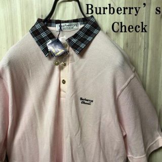 バーバリー(BURBERRY)の未使用 【イングランド製】Burberrys チェック柄 襟切替ポロシャツ(ポロシャツ)