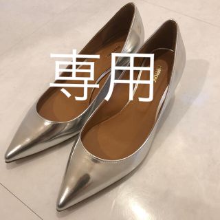 新品未使用本革　　LE CIEL BLEUパンプス