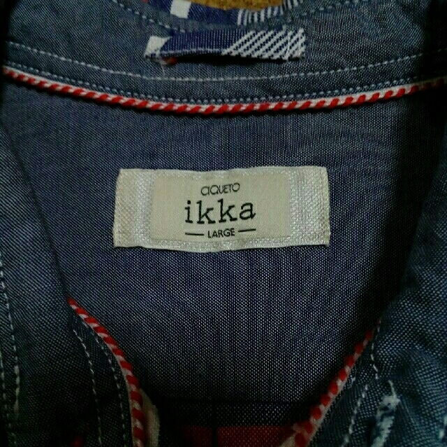 ikka(イッカ)のikka　 メンズ　シャツ　LARGE サイズ メンズのトップス(シャツ)の商品写真