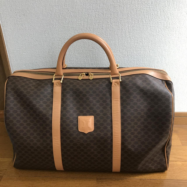 CELINE セリーヌ 旅行用 ボストンバッグ マカダム柄