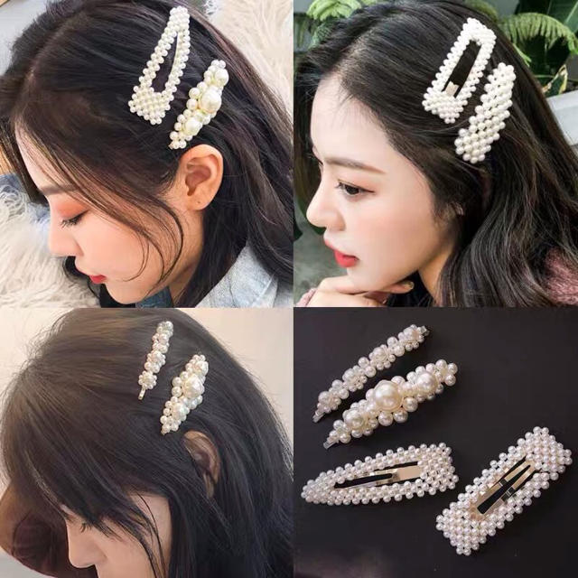 ZARA(ザラ)のパールピン ４点セット シルバー レディースのヘアアクセサリー(ヘアピン)の商品写真