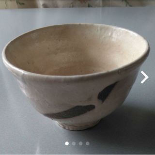 茶器　お抹茶　陶器　アイボリー　湯のみ　お茶碗(食器)