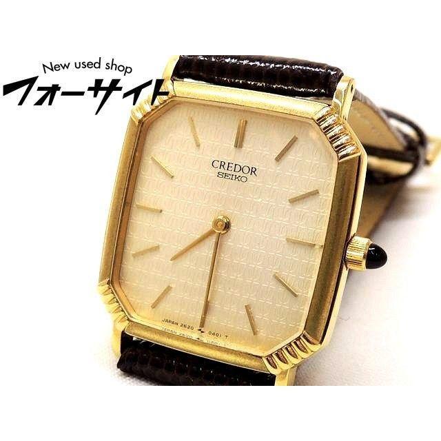 SEIKO - セイコー クレドール☆2620-5250 18K クォーツ メンズ 時計の通販 by ＦＯＲＥＳＩＧＨＴ's shop｜セイコーならラクマ