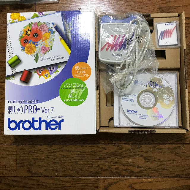 brother(ブラザー)の刺繍プロVer7と説明書 エンタメ/ホビーのエンタメ その他(その他)の商品写真