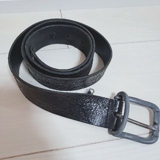 新品 ZARA 95 スペイン製 リアル レザー ベルト