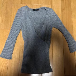 ベルシュカ(Bershka)の専用 Bershka ベルシュカ カットソー グレー ブラック(カットソー(長袖/七分))