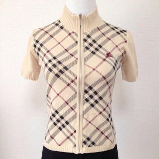 バーバリー(BURBERRY)のバーバリージップアップニット(カーディガン)