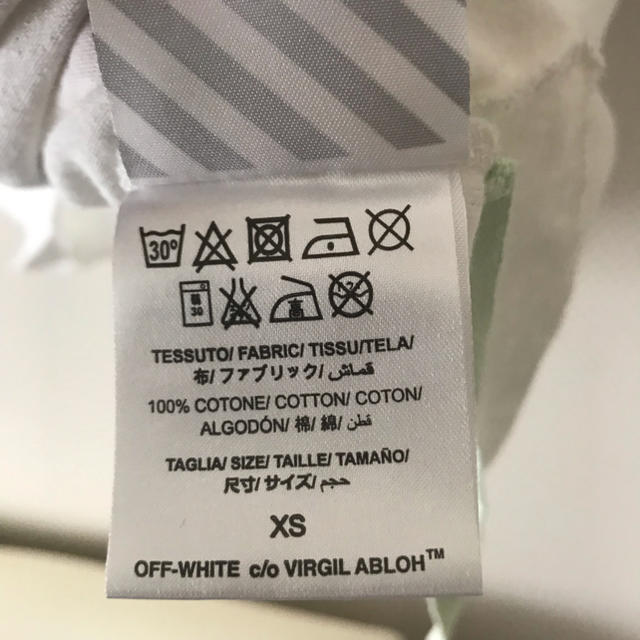 OFF-WHITE(オフホワイト)のoff-white ss17 スプレーtシャツ オフホワイト メンズのトップス(Tシャツ/カットソー(半袖/袖なし))の商品写真
