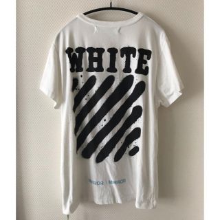 オフホワイト(OFF-WHITE)のoff-white ss17 スプレーtシャツ オフホワイト(Tシャツ/カットソー(半袖/袖なし))