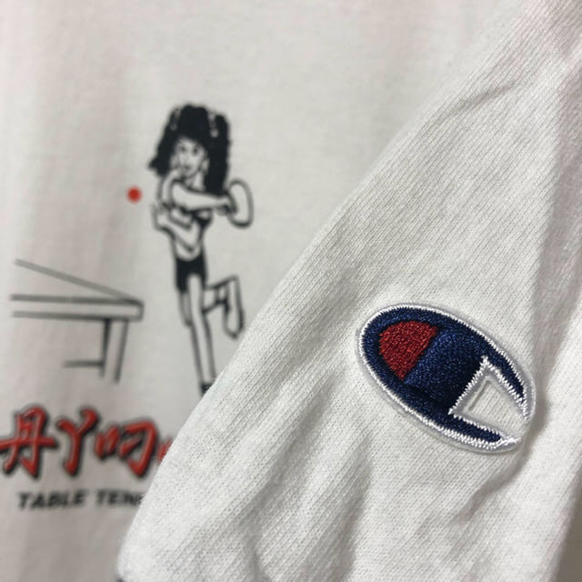 Aymmy in the batty girls(エイミーインザバッティーガール)のTABELE TENNIS CLUB リンガーTシャツ レディースのトップス(Tシャツ(半袖/袖なし))の商品写真