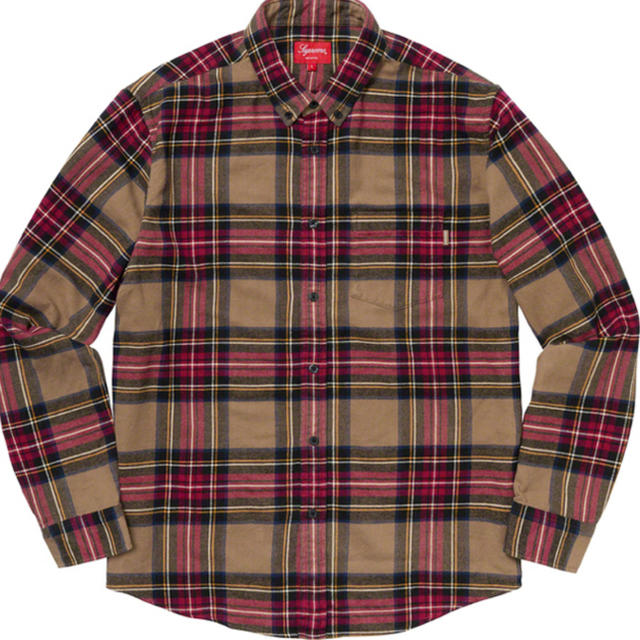 supreme 19aw tartan flannel shirt サイズS