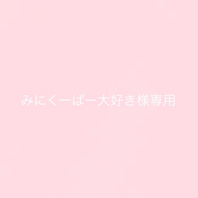 みにくーぱー大好き様専用 エンタメ/ホビーのタレントグッズ(アイドルグッズ)の商品写真
