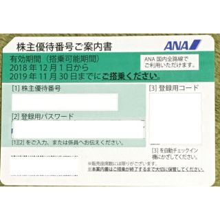 ANA株主優待券（11/30まで）(その他)