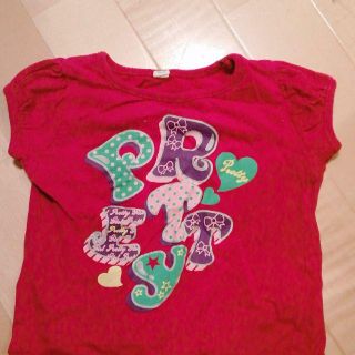 プリティー(Pretty)のプリティプリティ Tシャツ ピンク 90㎝(Tシャツ/カットソー)