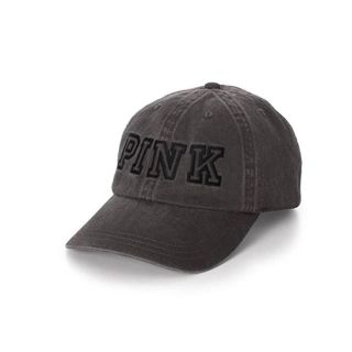 ヴィクトリアズシークレット(Victoria's Secret)のヴィクシー ＶＳ Pink ベースボールキャップ 帽子 グレー(キャップ)