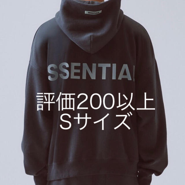 Blackブラック状態Sサイズ Fear Of God Essentials パーカー リフレクティブ