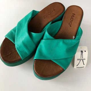 西日本産 【タグ付き】ハリウッドランチマーケット レザー サンダル 26