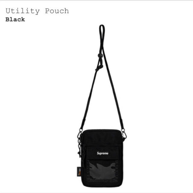 メンズsupreme utility poach sholder waist bag