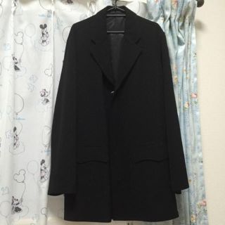 ヨウジヤマモト(Yohji Yamamoto)のヨウジヤマモト ウールギャバハーフコート(チェスターコート)