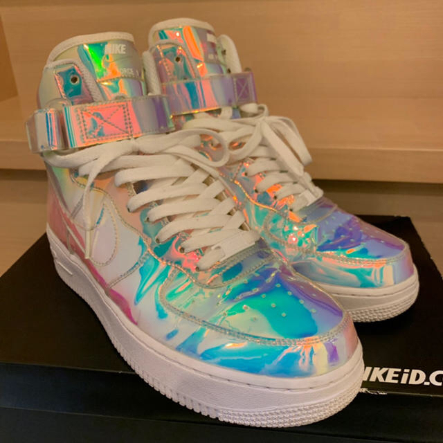 NIKE ID AIR FORCE 1 HIGH IRIDESCENT 28cm