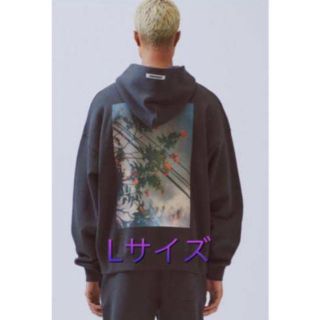 Lサイズ FEAR OF GOD ESSENTIALS パーカー ブラック