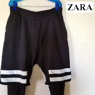 ザラ(ZARA)の専用 【ZARA】 ザラ レギンス一体型 スウェット ハーフパンツ ポルトガル製(サルエルパンツ)