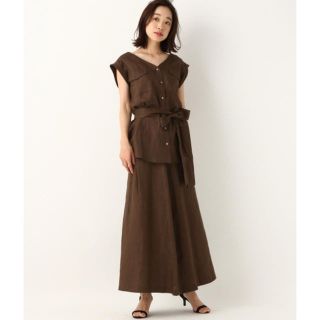 アパートバイローリーズ(apart by lowrys)の【定価6,480円】【美品】LヘリンボンNCシャツ apartbylowrys(シャツ/ブラウス(半袖/袖なし))