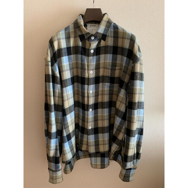 新品 19AW DIGAWEL blue check shirt dairiku