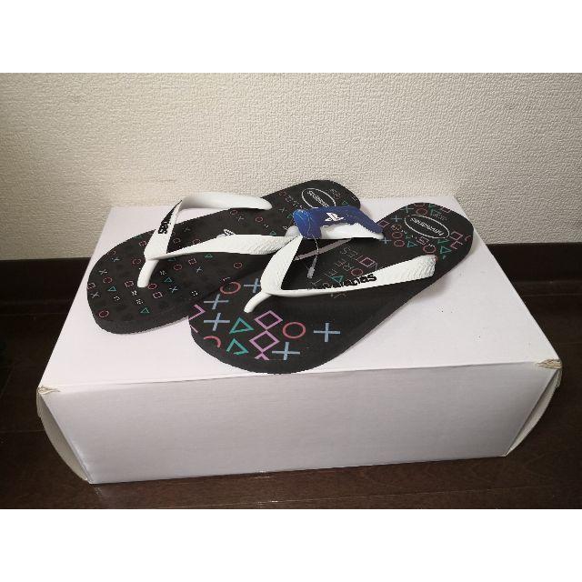 havaianas(ハワイアナス)のレア 新品 havaianas playstationデザイン 37-38 24 メンズの靴/シューズ(ビーチサンダル)の商品写真