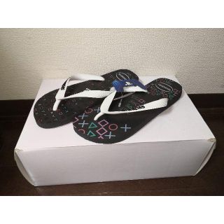 ハワイアナス(havaianas)のレア 新品 havaianas playstationデザイン 37-38 24(ビーチサンダル)