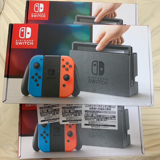 Nintendo switch ニンテンドースイッチ ネオンカラー セット