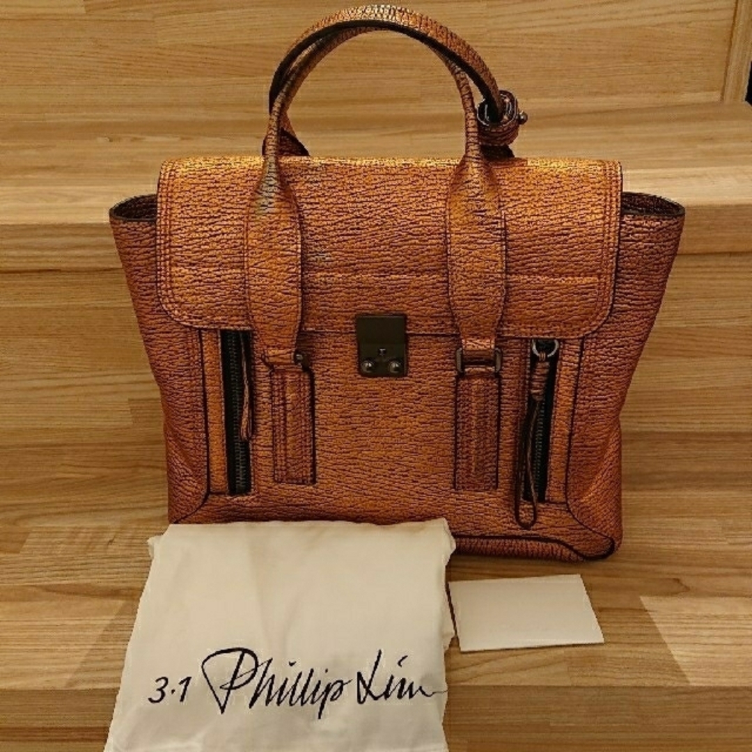 3.1philip lim  satchel BAG テラコッタ　Pashliサッチェルバッグ